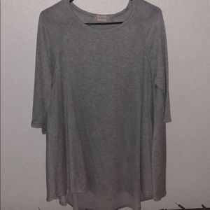 Gray long top from Altar’d State
